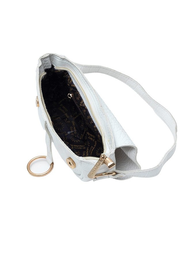 DESPACITO Saddle Croco Sling Bag - Image 4