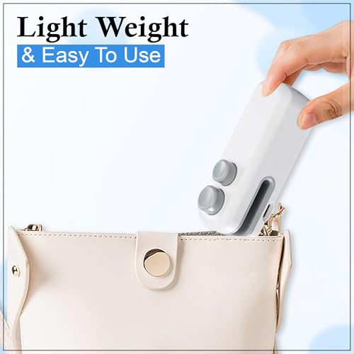 GLUN® Portable Mini Sealing Machine, Handheld Packet Sealer for Food, Snacks, Chips, Fresh Storage, Plastic Bags Sealing Machine, Type C Charging Vaccum Sealers - Image 5