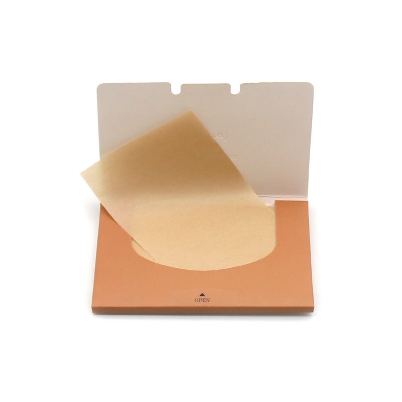 Facial Oil Absorbing Sheets: 100 Sheets Raw Wood Pulp Material - Oil Control Blotting Paper for Facial Skin Care - Image 2