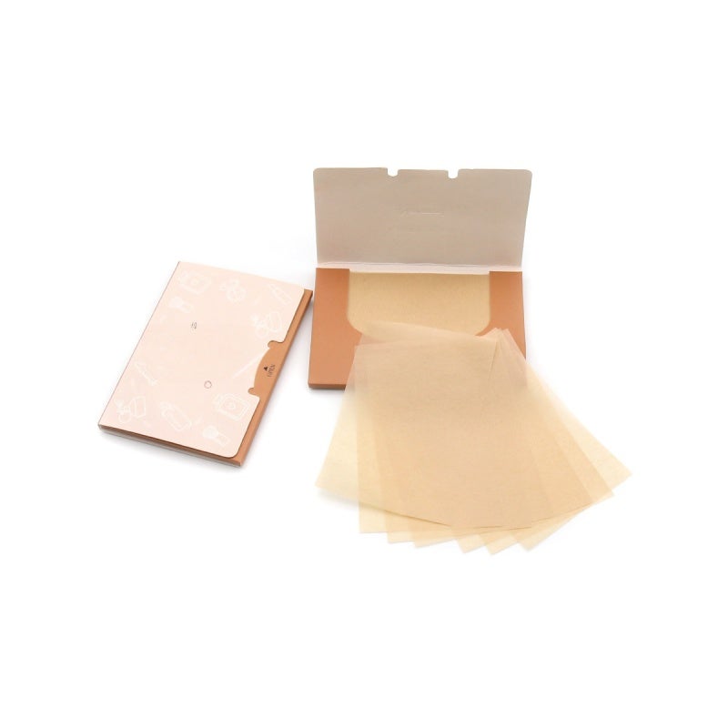 Facial Oil Absorbing Sheets: 100 Sheets Raw Wood Pulp Material - Oil Control Blotting Paper for Facial Skin Care - Image 4