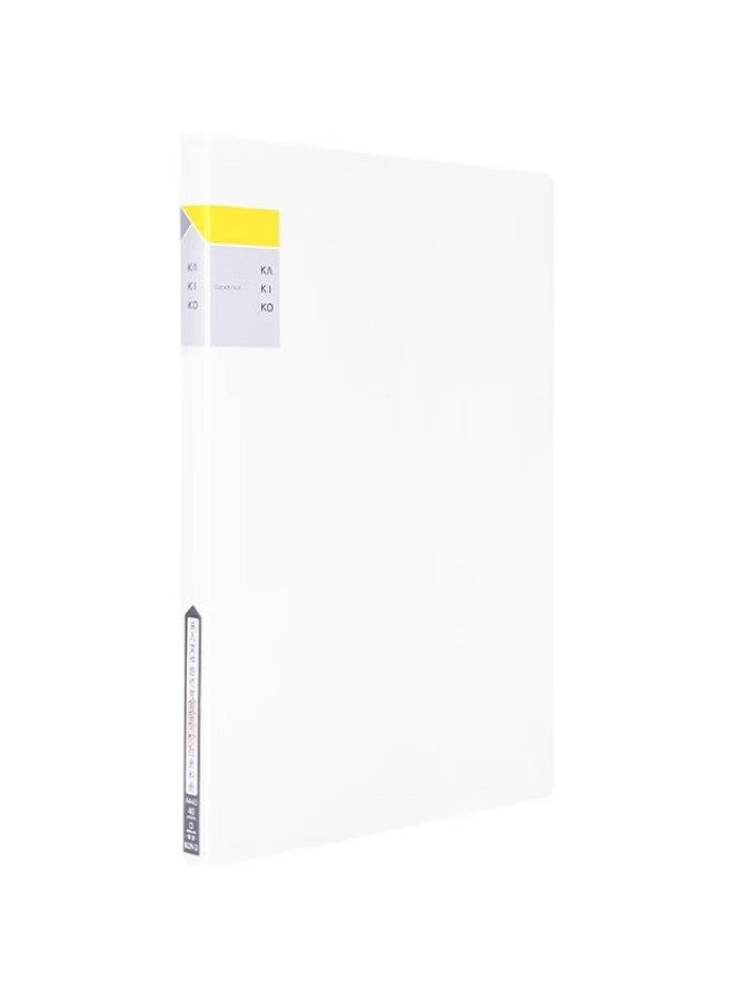 King Jim Kakiko A4/40-Page Multifunction Document Folder, Writable, White, 8632W-Gs - Image 3