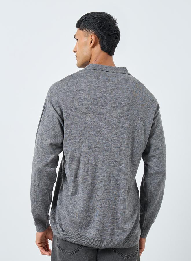 ستايلي سويتر بولو محبوك بقصة مريحة - Image 4