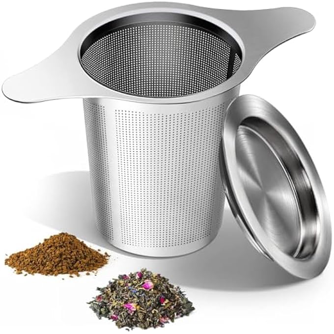 هاسذيب مصفاة شاي مع غطاء - Image 1