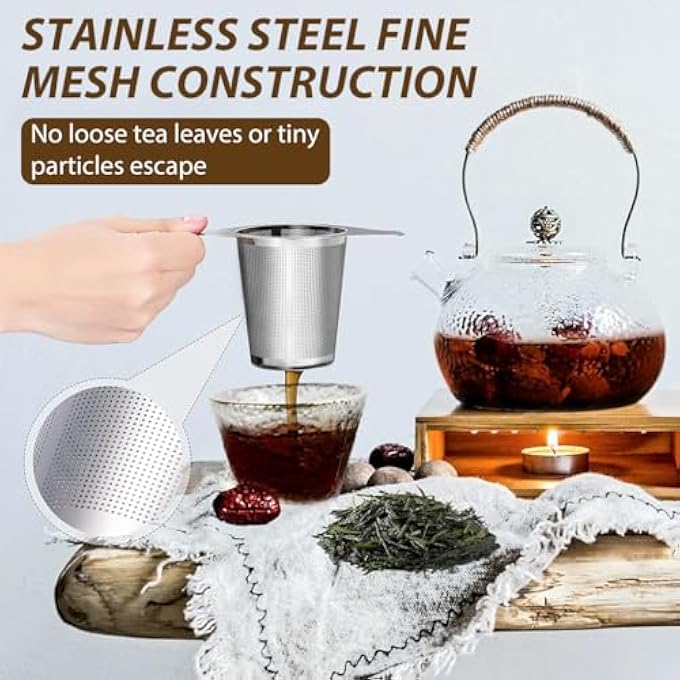 هاسذيب مصفاة شاي مع غطاء - Image 4