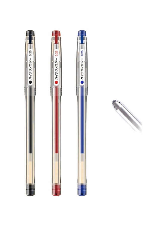 GENVANA Jin Wanian [12 Financial Pens] Stationery, 0.3Mm Black Financial Gel Pen, Ultra-Thin Refill, Full Needle Tube, Water-Based Pen, Accounting Pen, Fine Tip, Financial Accounting Pen, G-1333 - Image 3