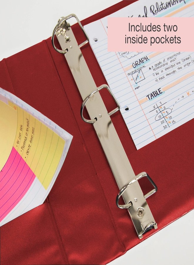BAZIC Products 2 in Burgundy Slant-D Ring View Binder, 2 Pockets, 480 Sheet Capacity, for School Office Home - Image 5