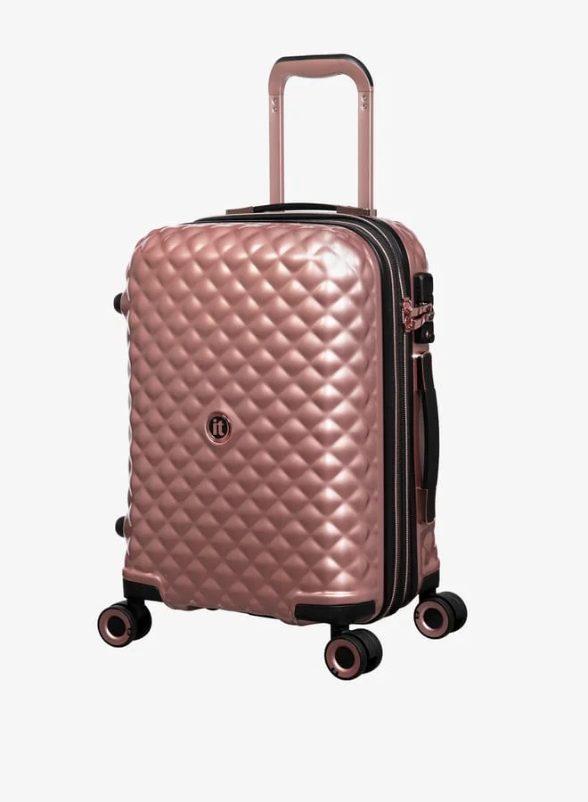 it Women Textured Hardcase Luggage Trolley Bag with Retractable Handle