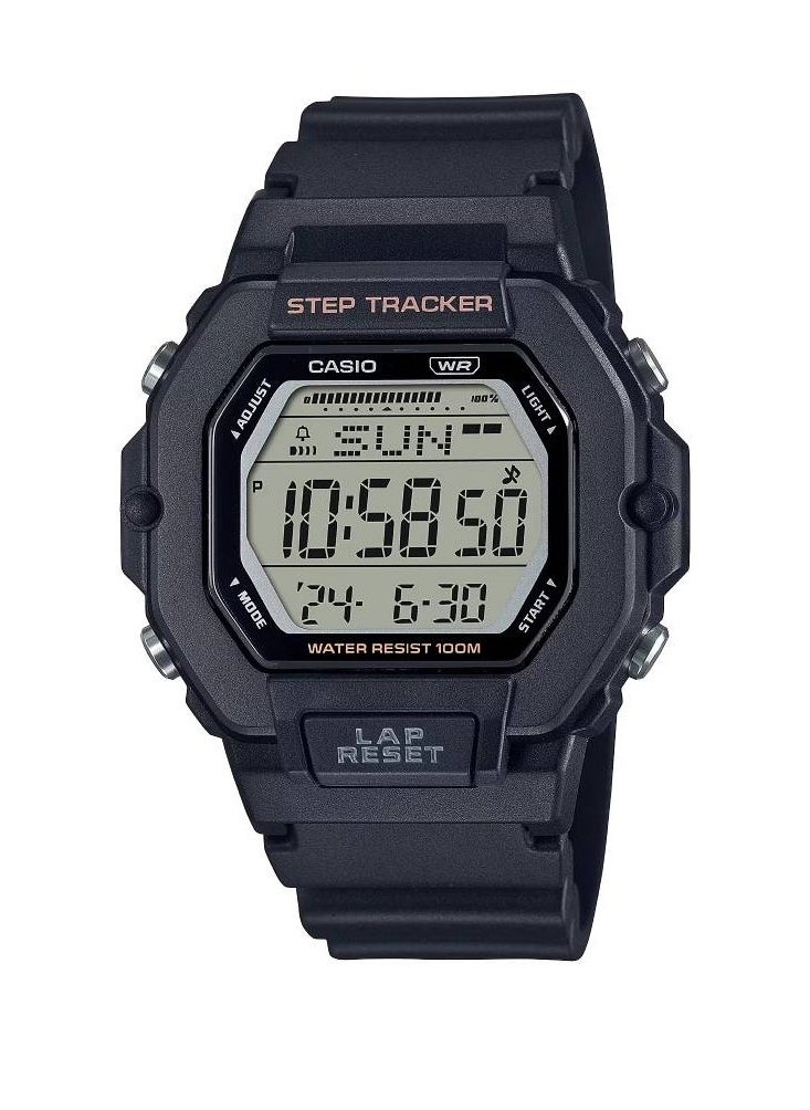 CASIO - Digital Resin Band Sports Watch LWS-2200H-1A - Image 1