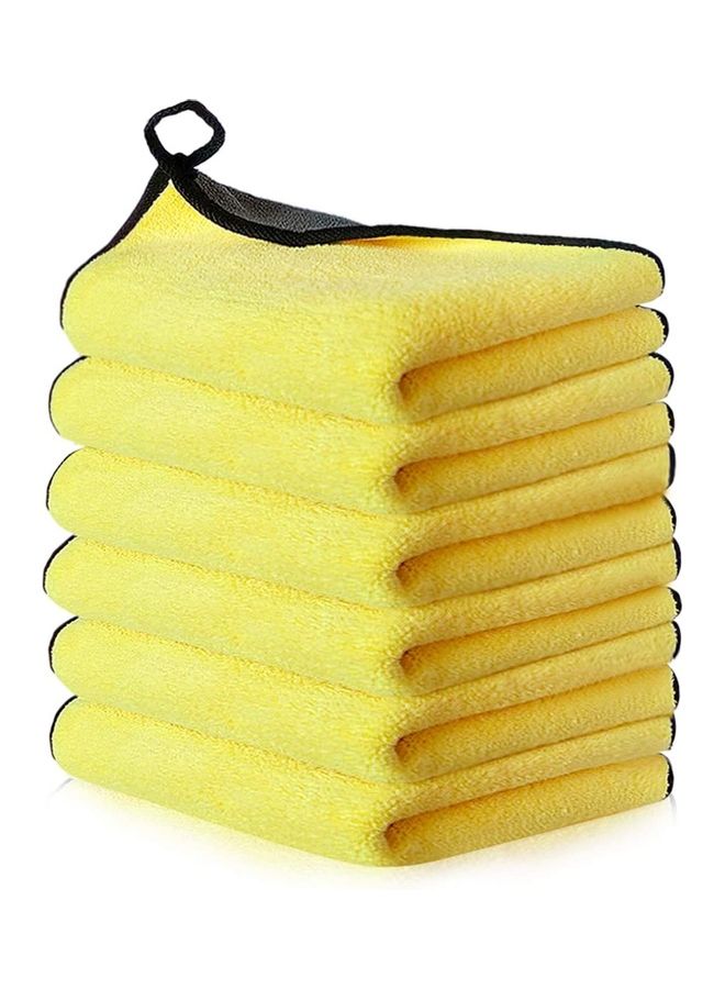 NIBEMINENT 6-Piece Reusable Detailing Polishing Towel Set