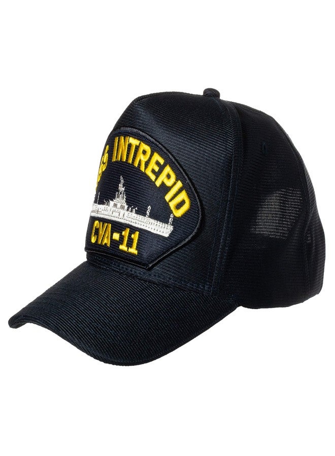 EC USS Intrepid CVA-11 HAT - Navy Blue - Veteran Owned Business - Image 2