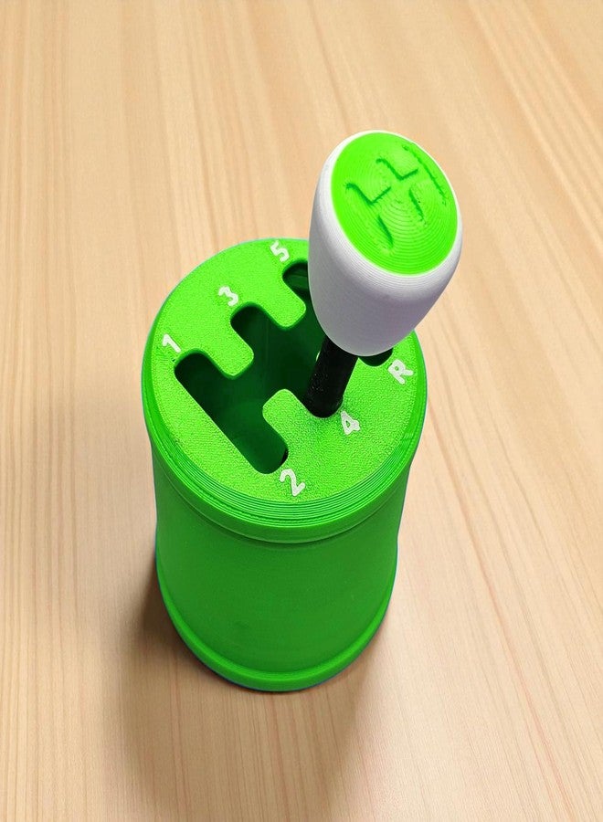 Sentosa Gear Shifter Fidget Toy - Stress Relief Sensory Toy with Realistic Gear Stick Design, Fun Handheld Anxiety Reliever for Focus, Calm & Play (Green) - Image 1