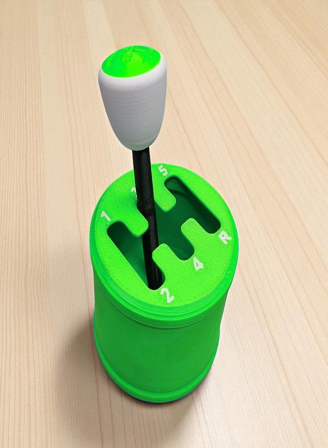 Sentosa Gear Shifter Fidget Toy - Stress Relief Sensory Toy with Realistic Gear Stick Design, Fun Handheld Anxiety Reliever for Focus, Calm & Play (Green) - Image 2