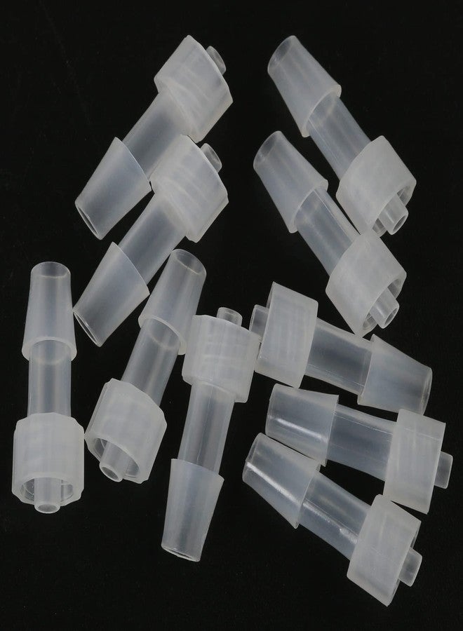 MEETOOT 10pcs Male Luer Lock 1/4" PP Hose Barb Adapter for Laboratory Biochemical/Analytical Instruments, Food Machinery and Aquarium Equipment - Image 3