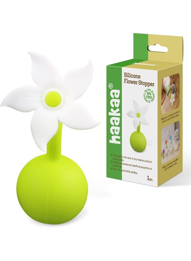 haakaa Flower Stopper Breastpump Stopper Manual Breast Pump Silicone Flower Stopper - Image 1