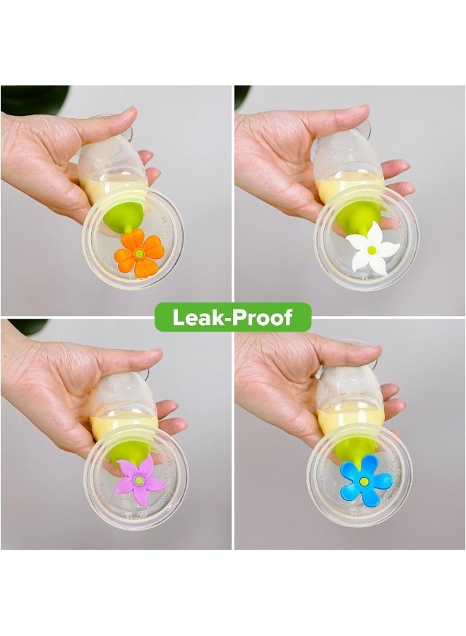 haakaa Flower Stopper Breastpump Stopper Manual Breast Pump Silicone Flower Stopper - Image 4