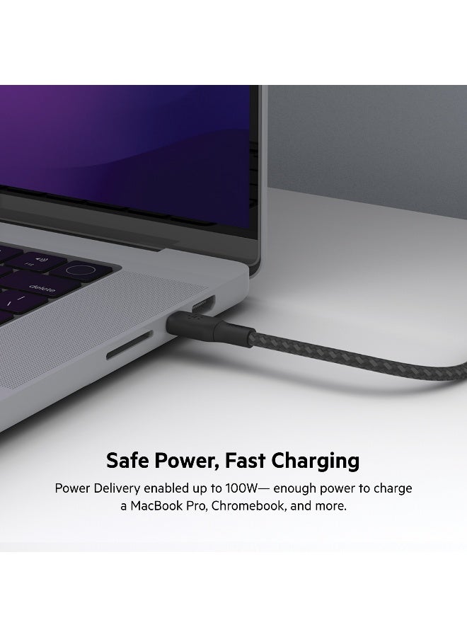 بيلكين كابل USB-C 2.0 مجدول 100 واط بطول 2 متر - Image 2