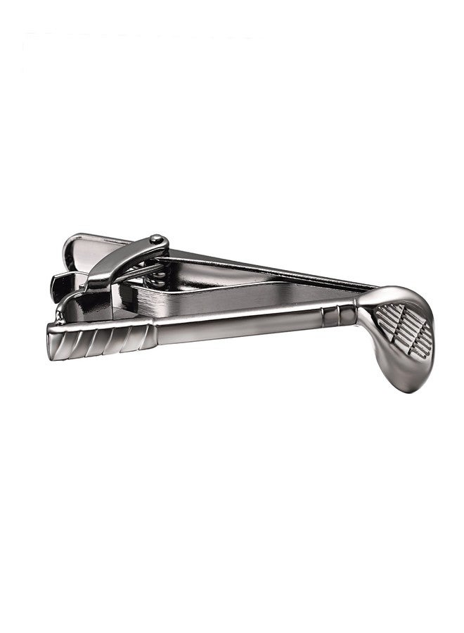 Yoursfs Black Golf Club Tie Clip for Men Cool Novelty Tie Pin Personalized Skinny Tie Bar - Image 3