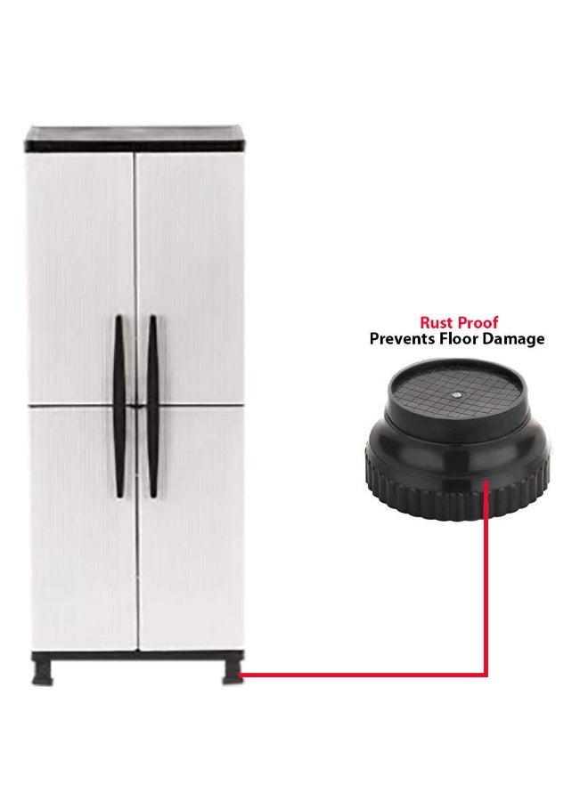 Oblivion Round Base Stand 4 Pc - Bed Height Increaser Riser Support for Heavy Furniture, Sofas, Washing Machines, Fridges, and Refrigerators, Adjustable Extender to Raise for Better Support - Image 3