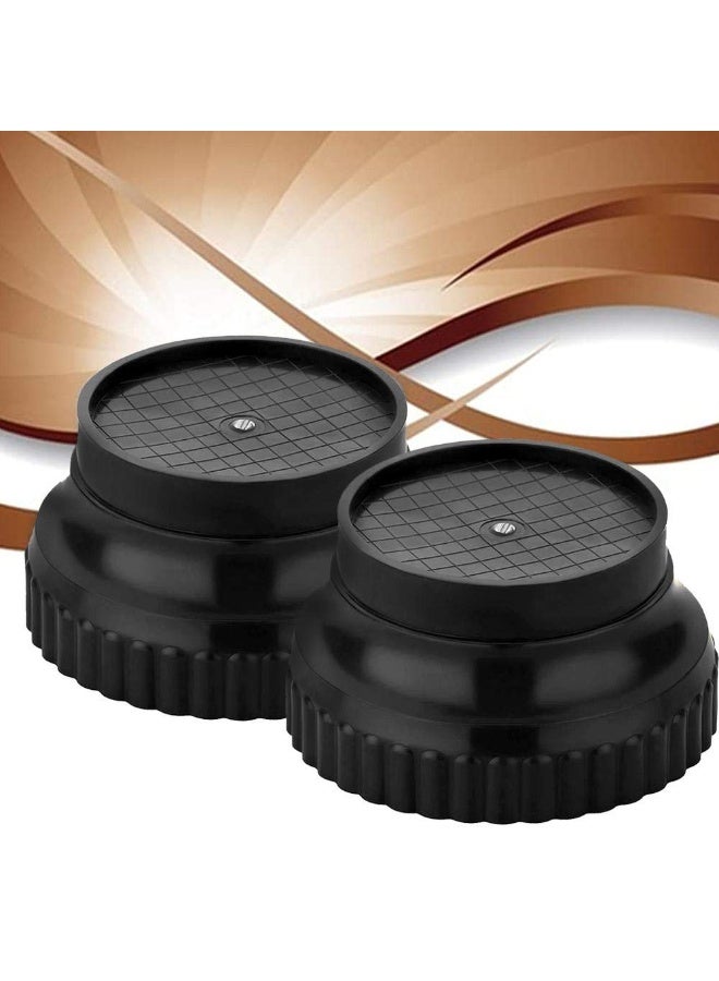 Oblivion Round Base Stand 4 Pc - Bed Height Increaser Riser Support for Heavy Furniture, Sofas, Washing Machines, Fridges, and Refrigerators, Adjustable Extender to Raise for Better Support - Image 4