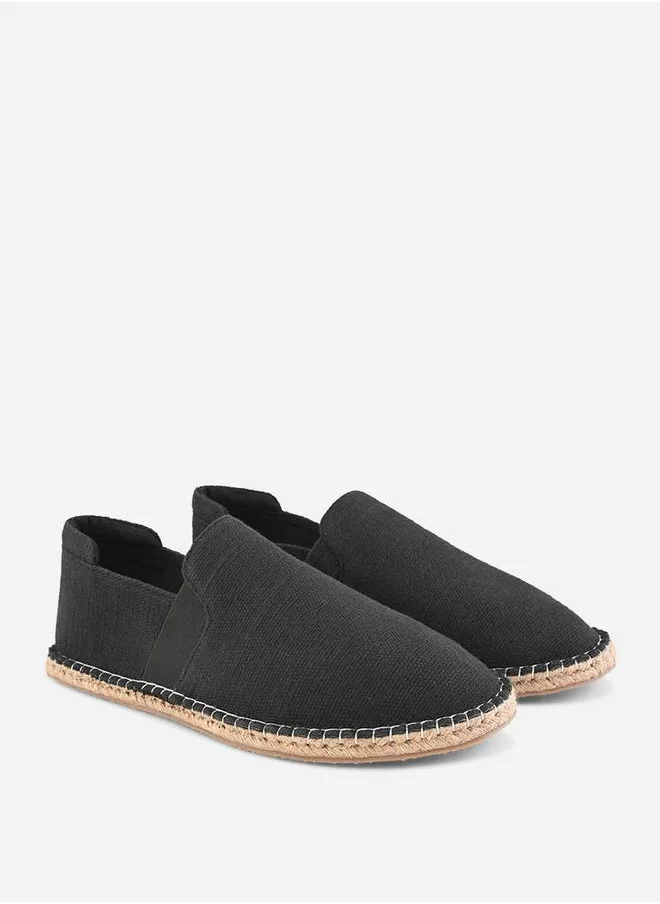 Styli Jute Canvas Slip On Espadrilles