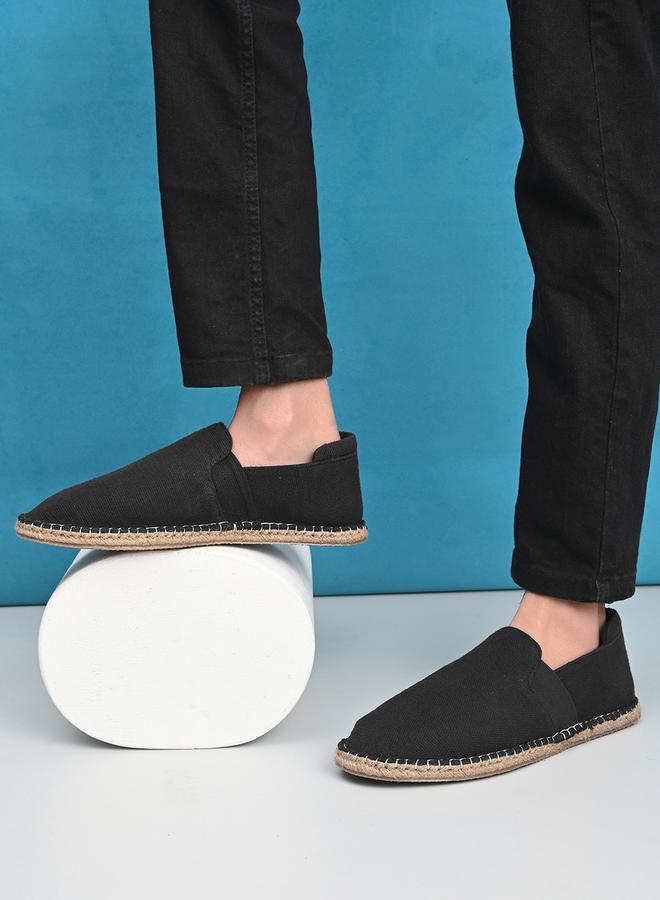 Styli Jute Canvas Slip On Espadrilles  - Image 1