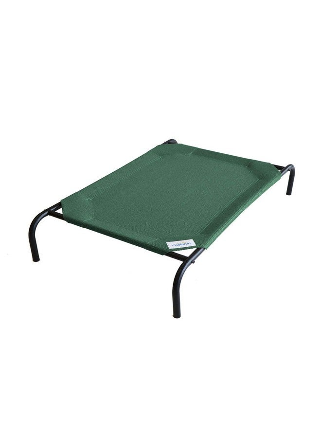 Coolaroo Gale Pacific Coolaroo The Original Cooling Elevated Dog Bed, Indoor and Outdoor, Large, Brunswick Green, 51.00" x 31.50" x 8.00" - Image 1