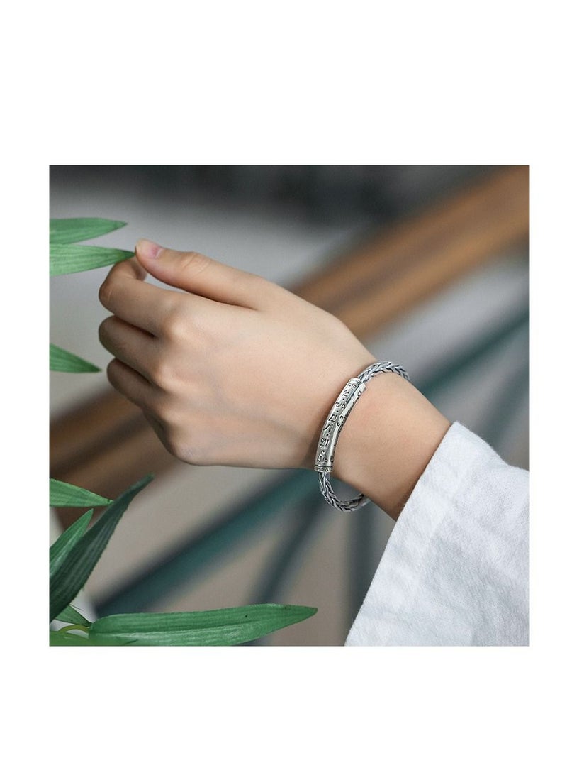 Retro S925 Silver Bracelet  - Image 1