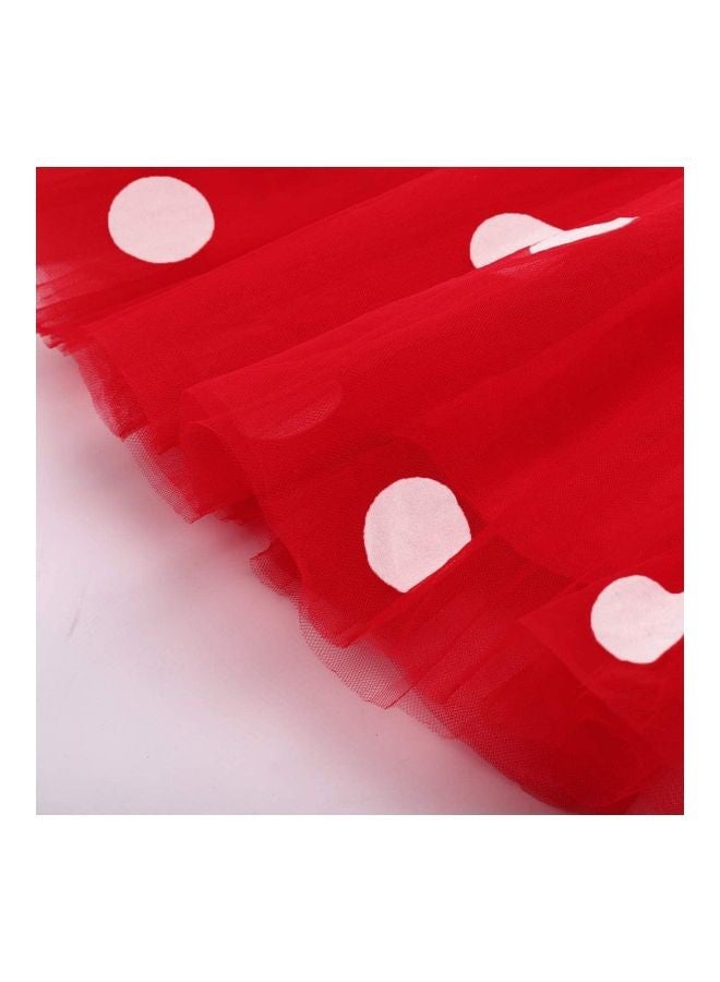 High-Quality Princess Party Comfortable Costume Dress with Hairband for Girls 100cm - Image 4