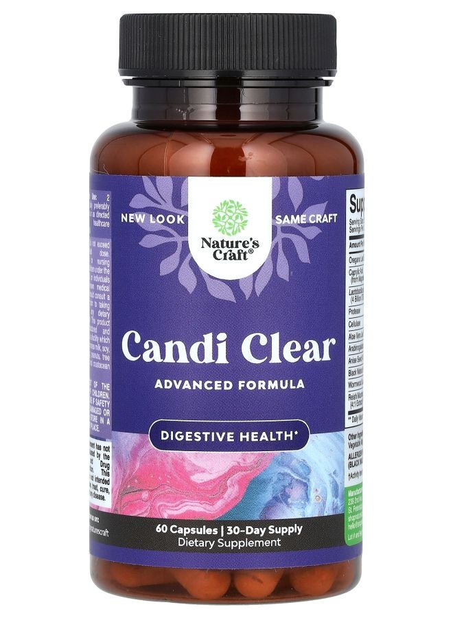 Nature's Craft Candi Clear 60 Capsules - Image 1