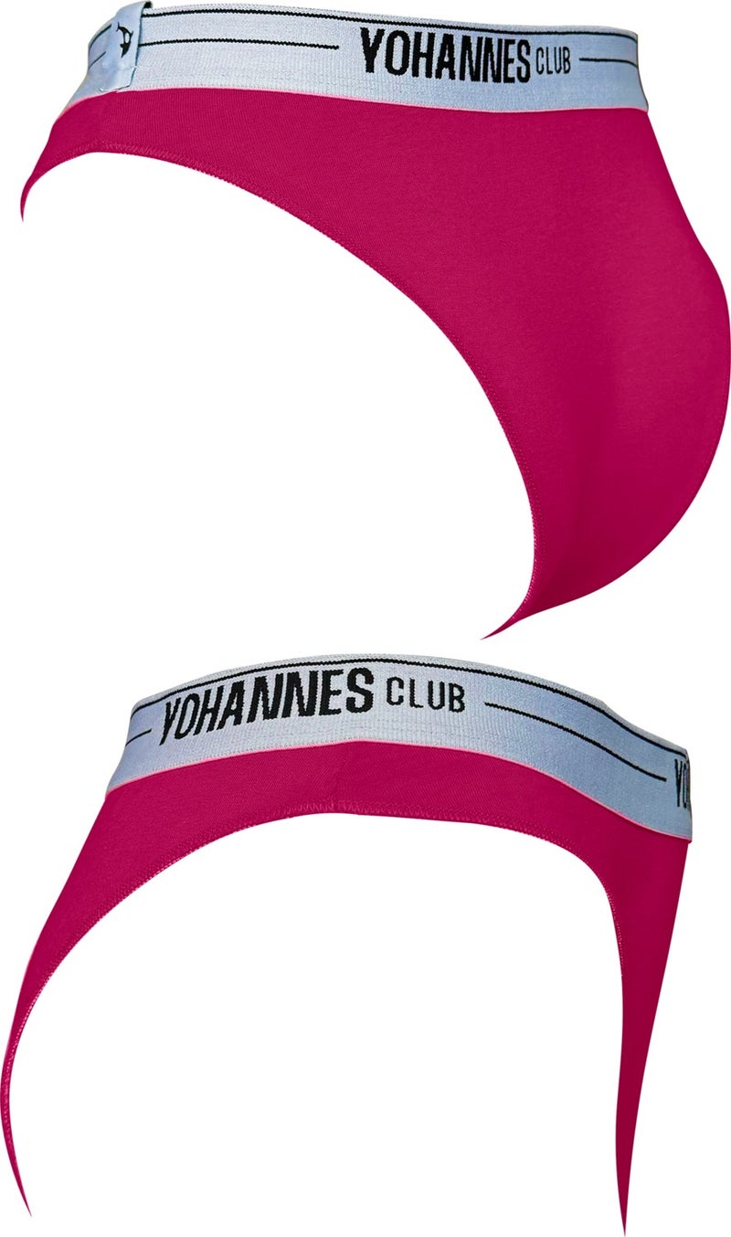 Yohannes Club Yohannesclub Women's Underwear Set(B. Bra-Brazilian), Pink/Fuchsia - Image 5