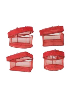AL QADAH Gift Box Metal Wire 3.5"4Pcs/Set  - Image 1