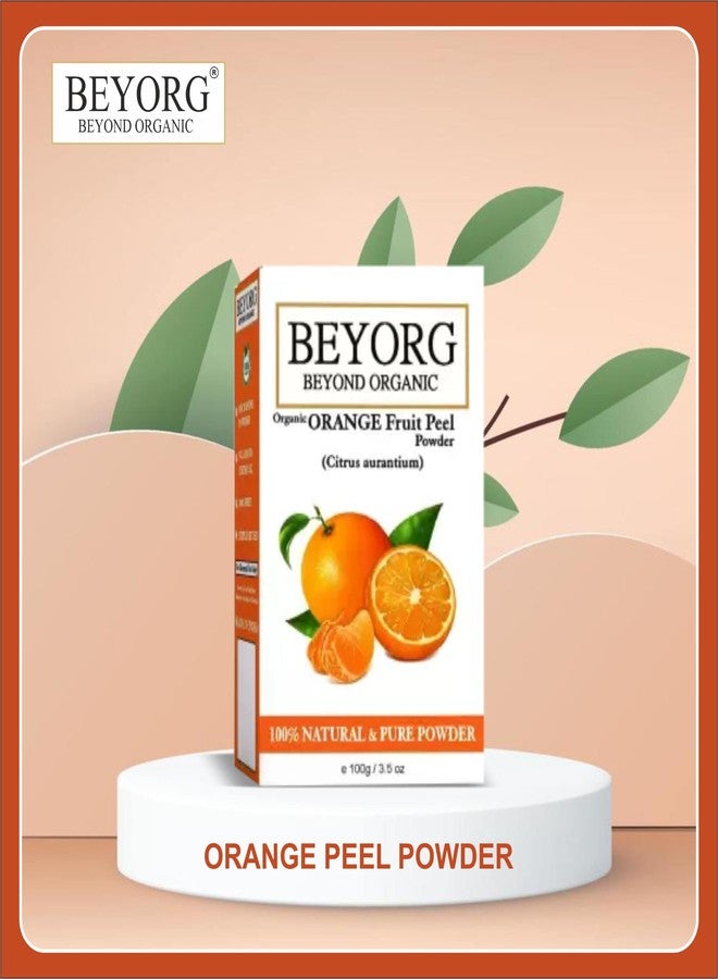 BEYORG Orange Peel Powder & Moroccan Rhassoul Clay Powder For Blemishes, Pimple-free, Natural Face Pack, Skin Care Treatment & Healing - Image 5