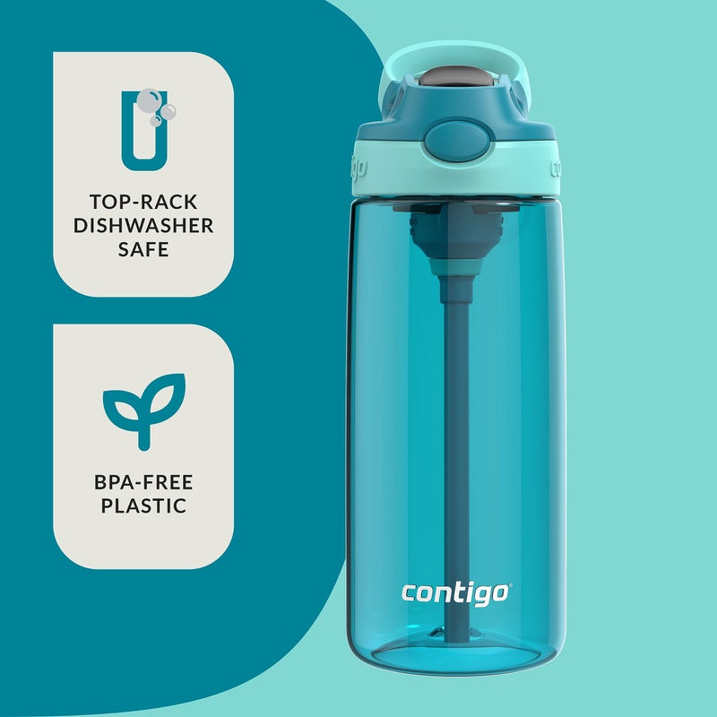 Contigo Aubrey Leak-Proof Spill-Proof Water Bottle  20oz  Juniper Jade - Image 4