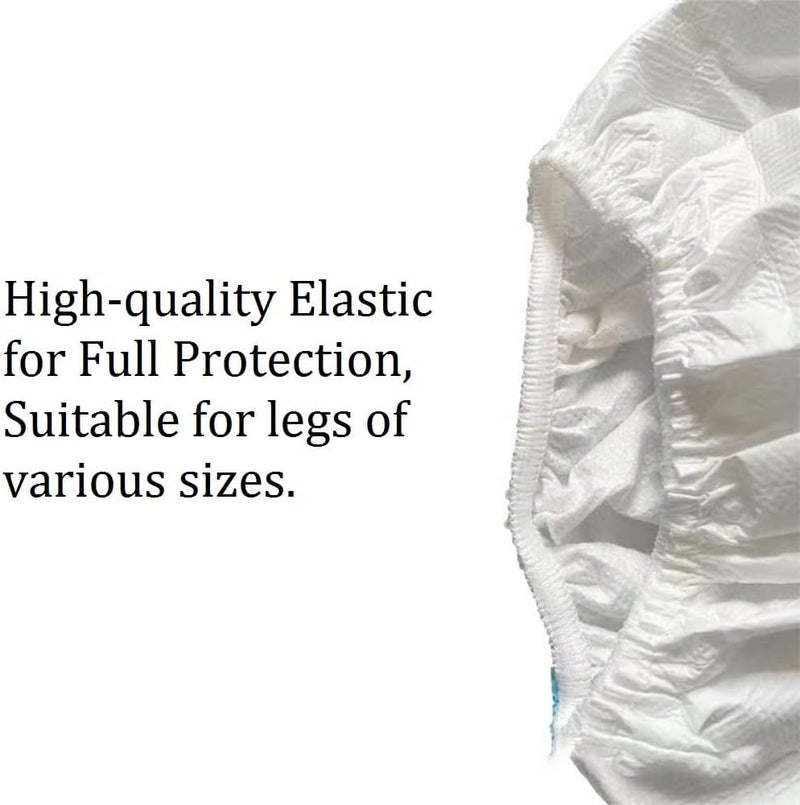 ZMDREAM Pack of 120 Disposable Hazmat Boot and Shoe Covers Knee High Long Booties White (White_Pack of 120) - Image 4