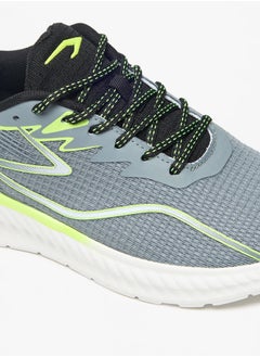 Dash Colourblock Sports Shoes with Lace-Up Closure and Pull Tabs  - Image 5