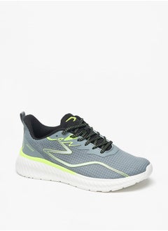 Dash Colourblock Sports Shoes with Lace-Up Closure and Pull Tabs  - Image 1