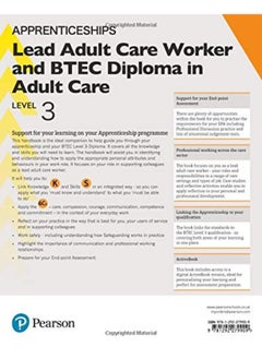 Apprenticeship Lead Adult Care Worker and BTEC Diploma in Adult Care Handbook + Activebook: Level 3  - Image 1