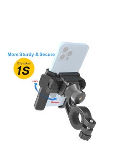 Excefore Bike Phone Mount Holder, Scooter Phone Mount, 360°Rotatable Handlebar Phone Holder, Adjustable Bicycle Motorcycle Scooter Handlebar Phone Clip Accessories, for 3.5"-7.0" Smartphone  - Image 4