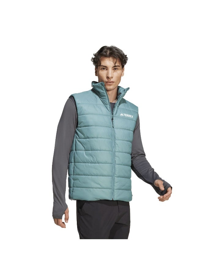 Adidas Adidas Mt Ess Pad Vest M Green Hiking Jackets For Men - Image 4