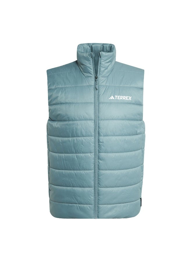 Adidas Adidas Mt Ess Pad Vest M Green Hiking Jackets For Men - Image 1
