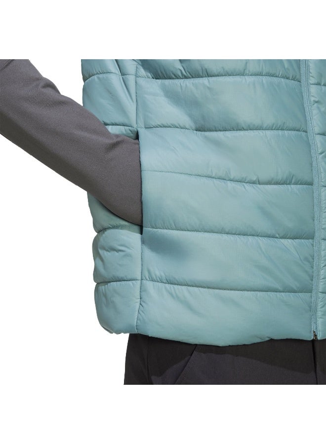Adidas Adidas Mt Ess Pad Vest M Green Hiking Jackets For Men - Image 5
