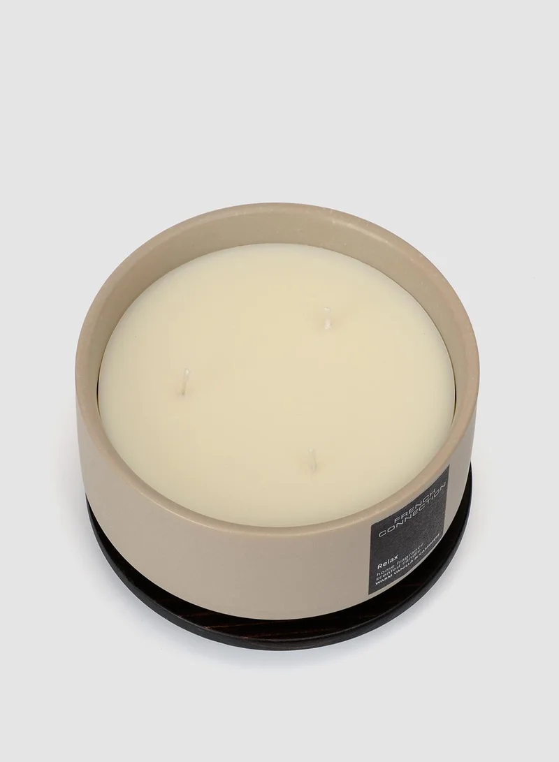 فرنش كونكشن شمعة فانيليا دافئة وكشمير  جرام