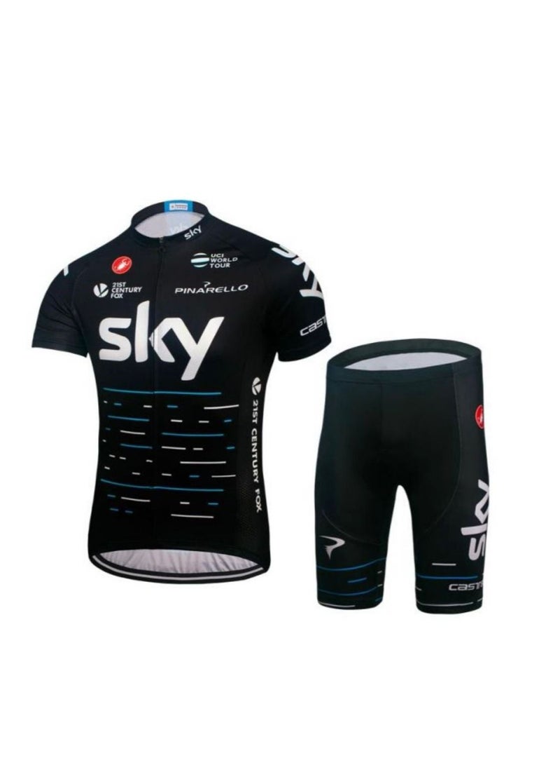 SKY Cycling Jersey Set SKY XL - Image 2