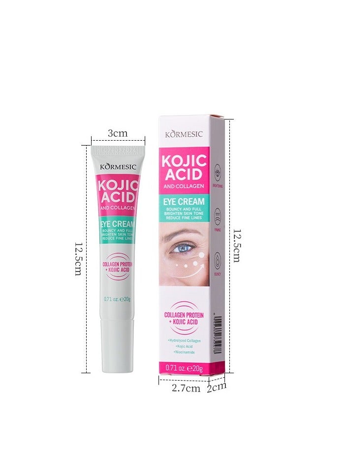 Kormesic كريم العين بحمض الكوجيك والكولاجين 20 مل - تحسين بشرة العين وتفتيح الهالات السوداء - Image 1