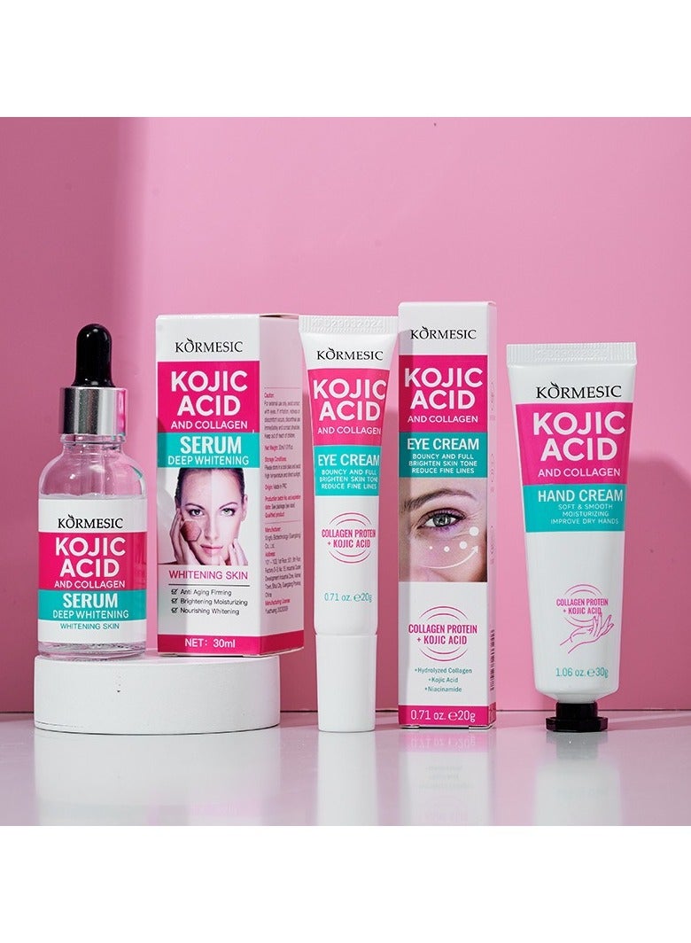 Kormesic كريم العين بحمض الكوجيك والكولاجين 20 مل - تحسين بشرة العين وتفتيح الهالات السوداء - Image 2