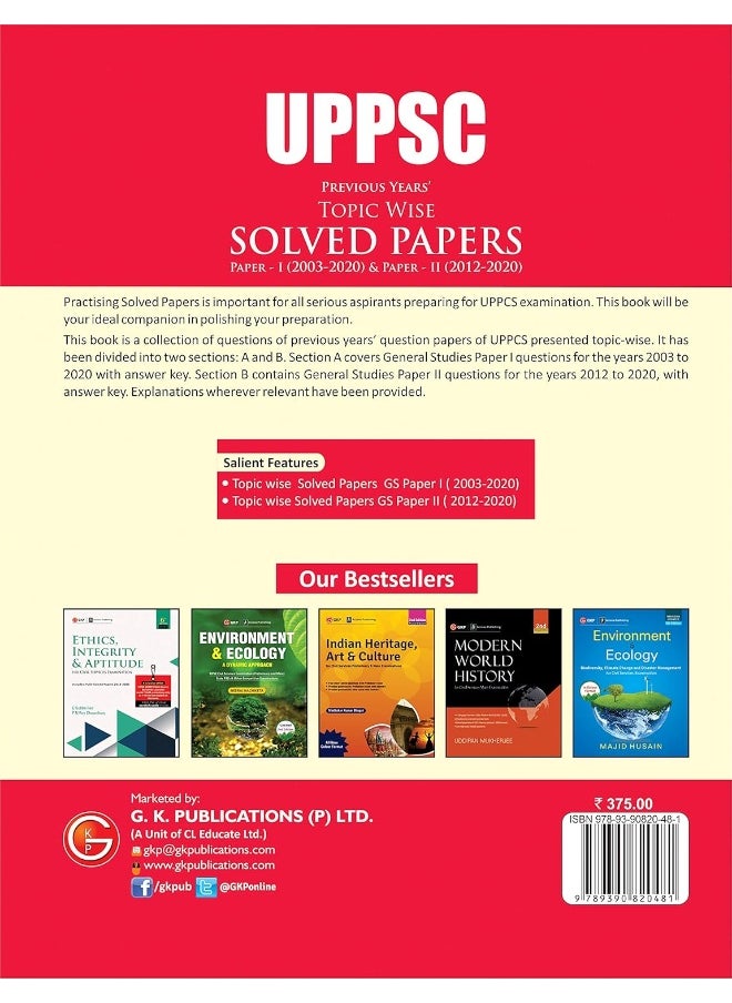 UPPSC 2021: Previous Years Topic Wise Solved Papers 3e - Paper I (2003-2020)  - Image 3