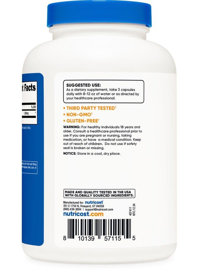 Nutricost Bee Pollen (240 Capsules, 80 Servings) (1,500MG Per Serving) - Non-GMO, GMP Compliant - Image 4