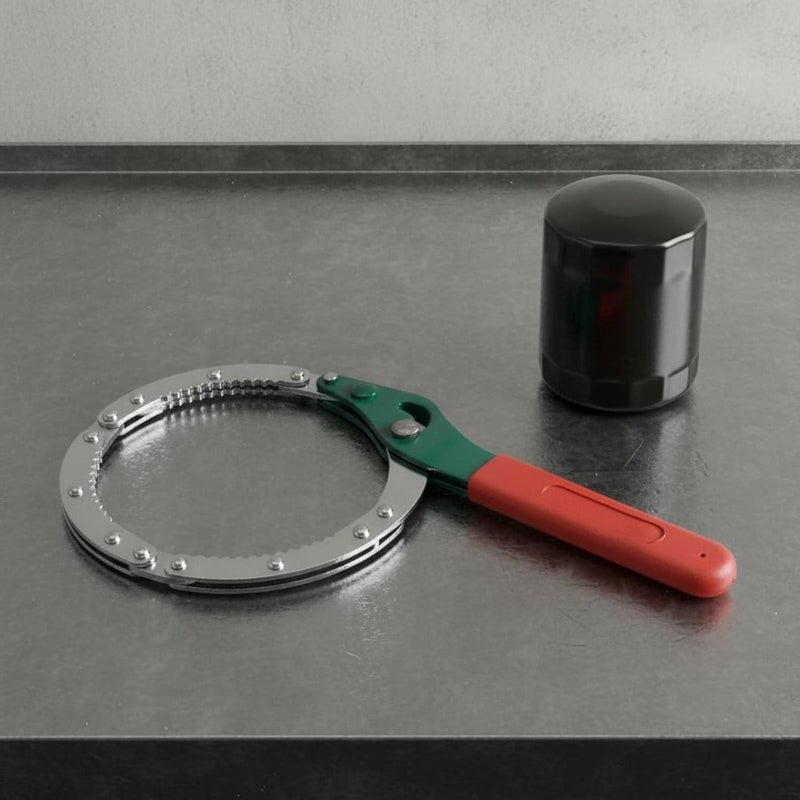 Wrench Universal Fit Strap Wrench Construction Removal Tool Car Maintenance, M 75-95mm, Clamp Type - Image 4
