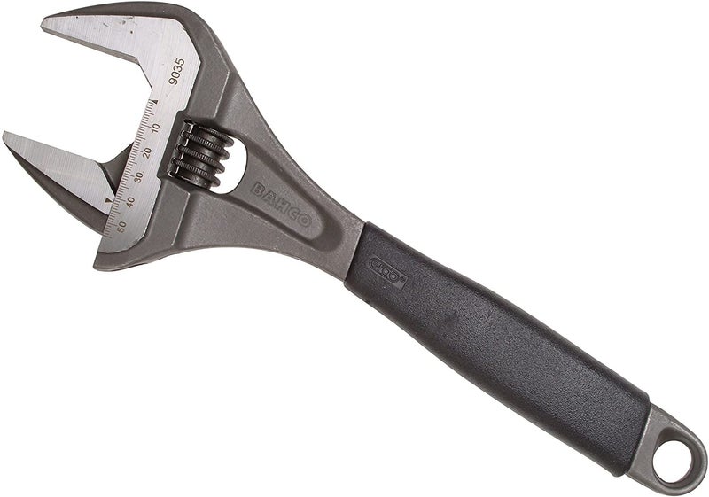 Bahco 9035 R US Ergo XWide Adjustable Wrench 12Inch Black Gray