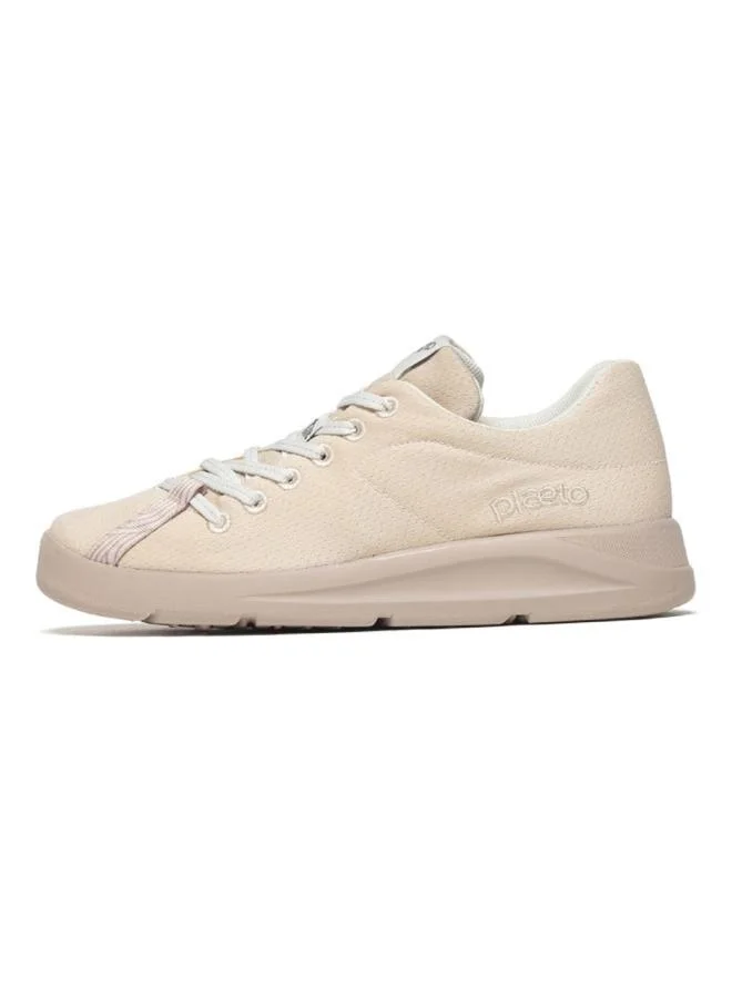PLAETO Womens Beige Casual Sneakers